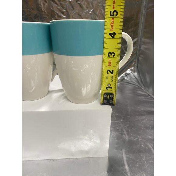 Lenox Continental Dining Coffee Mug Aqua Set of 2 - Picture 4 of 4